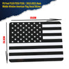 G-PLUS Rear Middle Window American Flag Decal Sticker Compatible with 2015-2021 F150/250/350 (Black),Window Glass Flag Vinyl Sticker Exterior Accessories