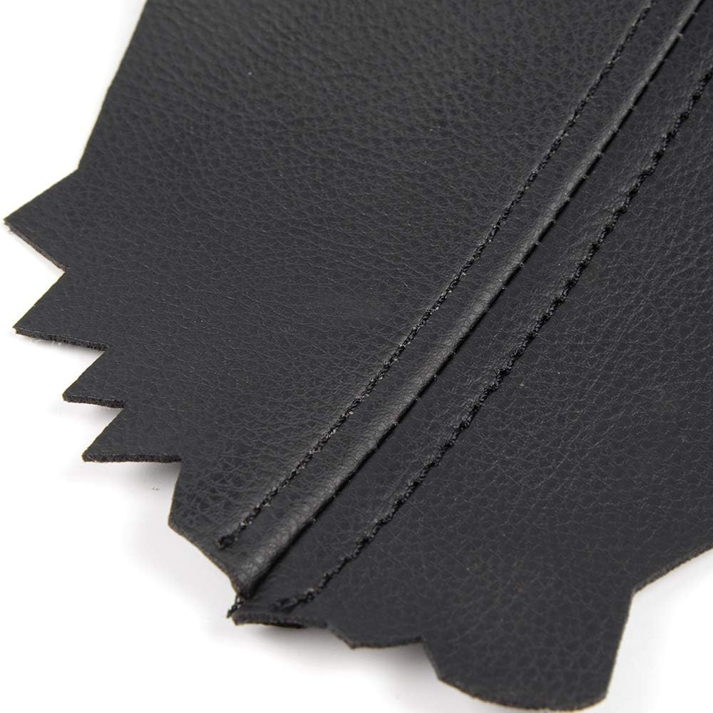 G-PLUS 2PCS Leather Front Door Panels Armrest Cover Skin Compatible with Honda Accord Sedan 2008-2012 Black(Only fit for Coupe 2 Doors)