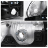 G-PLUS Headlights Assembly Fit Chevy S10 Pickup/Blazer 1998 1999 2000 2001 2002 2003 2004 Bumper Headlamps Clear Lens Chrome Housing Amber Reflector,faros delanteros