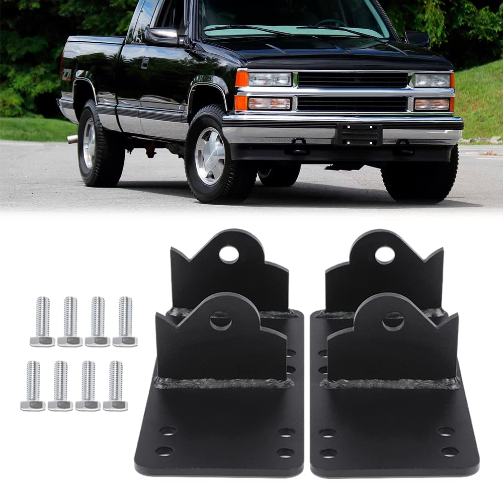 G-PLUS Engine Swap Adapter Plate Engine Mount Left Right Bracket Compatible with Chevy LS LSX 73-98 EW-C164