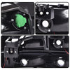 G-PLUS LED DRL Headlights Assembly Fit Chevy Silverado 1999-2002/Fit Tahoe Suburban 1500 2500 2000-2006 Clear Lens Chrome Housing Amber ReflectorBumper Headlamps,faros delanteros