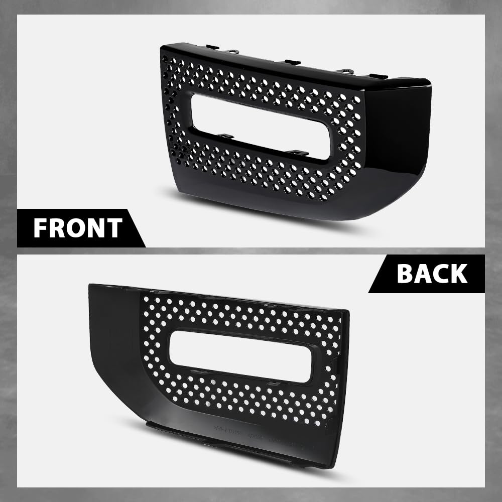 G-PLUS Front Fog Light Lamp Cover Left and Right Pair Compatible with Land Rover Defender 90 110 130 2020-2023