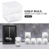 G-PLUS Golf Ball Display Case Acrylic Clear Baseball Holder Cube