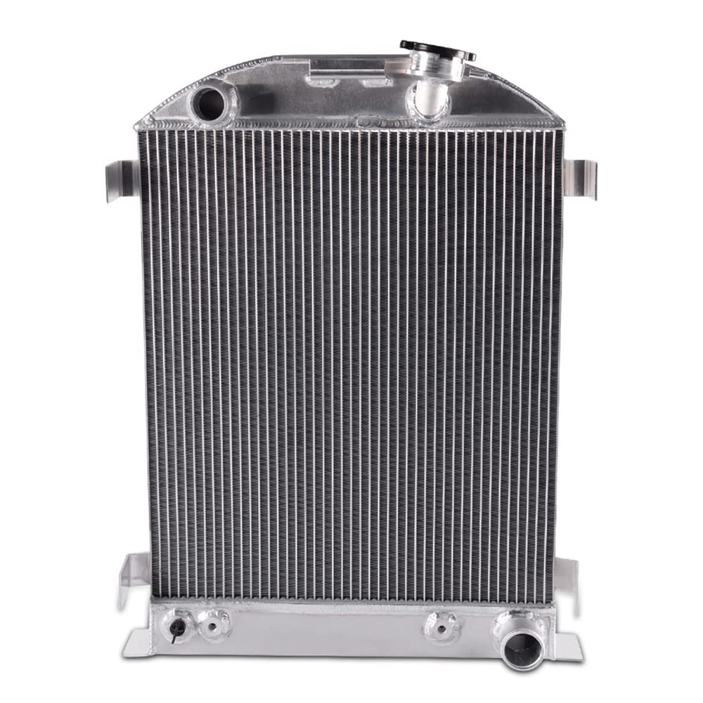 Racing Aluminum Radiator Replacement For FORD MODEL A CHEVY V8 UPGRADE 1930 1931