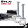 G-PLUS Truck Tool Box Mounting Kit Compatible with Tool Box Mount J Hook Toolbox Pickup Tiedown Silver