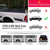 G-PLUS Soft Fold Four-FOLD Truck Bed Tonneau Cover 1999-2018 Compatible with Ford F250 F350 F450 Super Duty | Fits 6.8' 6.8ft Bed