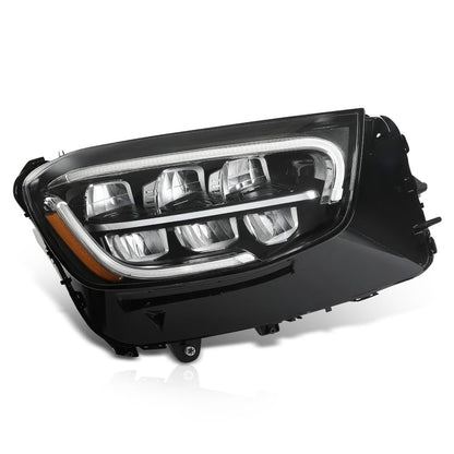 G-PLUS LED Headlight Front Right Side Compatible with Benz GLC Class X253/C253 2020 2021 2022 LED Model, Fit Headlight Without Adaptive Only 2539069203, MB2503262 Black