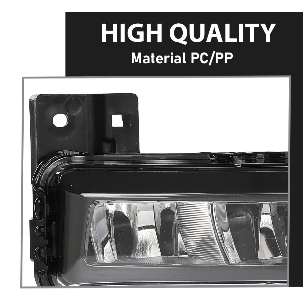 G-PLUS Fog Light Assembly Right Side Compatible with BMW 228i xDrive Gran Coupe / 330e / 330e xDrive / 330i / 330i xDrive 2019-2024,Not Fit Models With M Sport Package BM2593158,63177433788 White