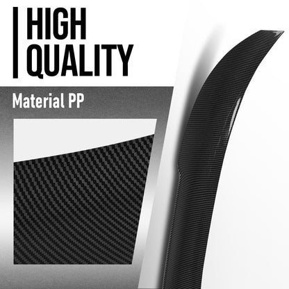 G-PLUS Rear Trunk Spoiler Wing Compatible with BMW 4 Series F32 Coupe Models 440i 430i 428i 2014 2015 2016 2017 2018 2019 2020 Spoiler Carbon Fiber Black
