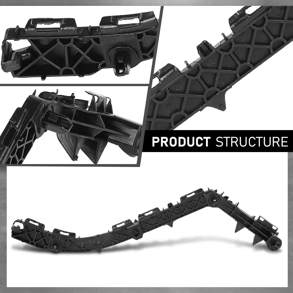 G-PLUS Bumper Support Rear Passenger Side Compatible with LX GX460 2010-2021 5215560100, LX1143120 Black
