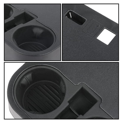 G-PLUS Center Cup Holder Under Front Seat Bottom Compatible with Ford F150 2015-2022 /Fit F250 F350 F450 F550 Super Duty 2017-2022 HC3C 1A096-MB