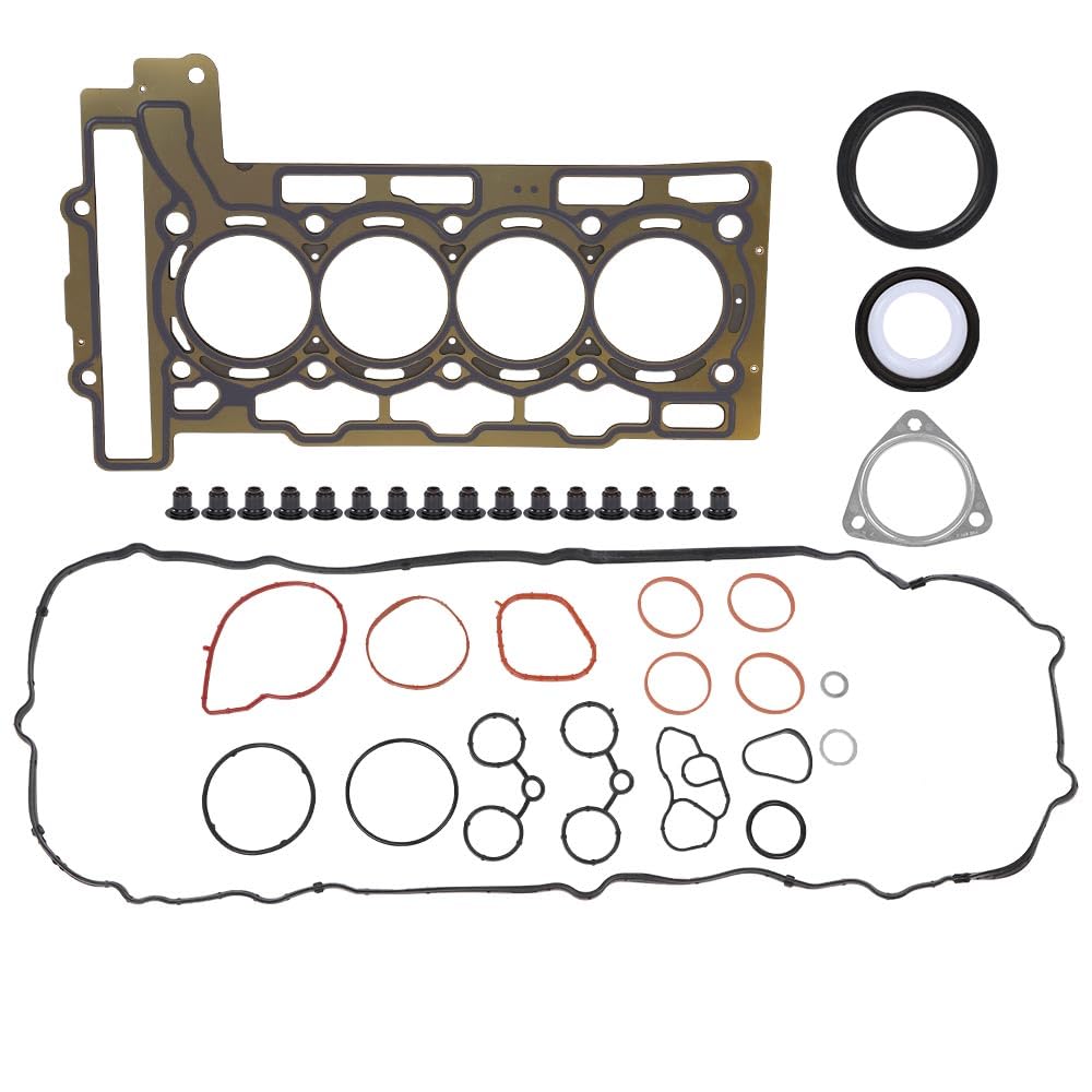 G-PLUS Engine Cylinder Head Gasket Set Compatible with Mini Cooper R56 Hatchback Turbo N14B16A 2007-2008/Fit R55 R56 Turbo N14B16A N14B16C 2009-2010/Fit R55 R56 Turbo;N14B16C Incl.2011-2012
