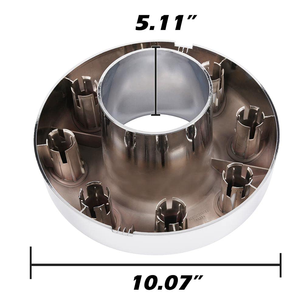 G-PLUS 4PCS Front+Rear Wheel Center Caps Compatible with Ford F350 Super Duty Dually Truck Pickup 2005-2016 5C3Z1130XA, 5C3Z1130TA 4x4 Open Front Wheel Hub Caps 3618, 3619 12557840