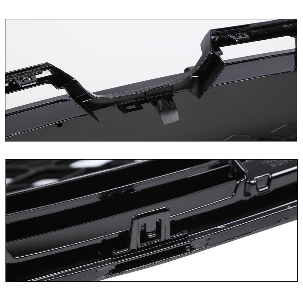 G-PLUS Front Bumper Grill Compatible with Toyota Corolla SE XSE 2017 2018 2019 Black Lower Grille Replacement for 5311202740, ‎TO1036178