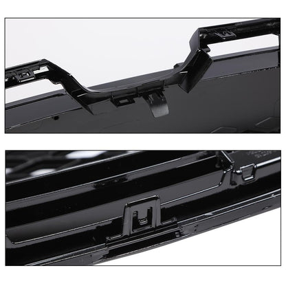 G-PLUS Front Bumper Grill Compatible with Toyota Corolla SE XSE 2017 2018 2019 Black Lower Grille Replacement for 5311202740, ‎TO1036178