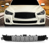 G-PLUS Chrome Front Bumper Upper Grille Molding Trim Compatible with Tesla Model S 2016-2019 1065233-00-D