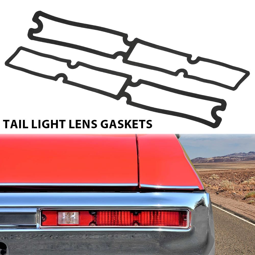 G-PLUS Pair Tail Lamp Gaskets Fit 1970 1971 1972 Buick Skylark, GS, GSX Tail Light Lens