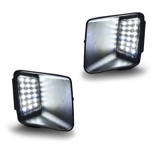 G-PLUS LED License Plate Lights Lamp Assembly Compatible With 2004-2012 Chevy Colorado/GMC Canyon,#20985455 Bright White Pack of 2
