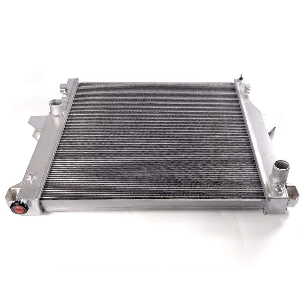 Racing Aluminum Radiator Sop Leak Replacement For Dodge Ram 2500 3500 5.9L 6.7L CUMMINS 2003-2011 Silver