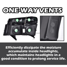 G-PLUS Headlights Assembly for Chevy Colorado GMC Canyon Isuzu 2004-2012 Smoky Lens Product Image