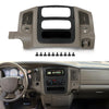 G-PLUS Dash Radio Trim Bezel Cover Surround Panel w/Air Vent & Storage Compatible with Dodge Ram 1500 2002-2005/Fits Dodge Ram 2500 3500 2003-2005 Beige