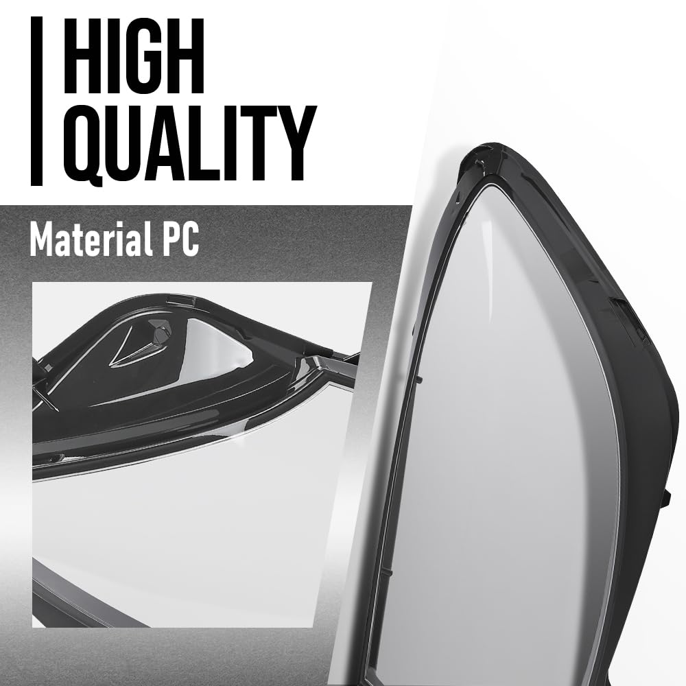 G-PLUS Headlight Lens Cover Compatible with Benz W222 S-Class 2014 2015 2016 2017 Left Side Front Headlamp Lens Cover Clear