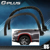 G-PLUS Fender Flares Compatible With 2014-2018 Toyota Highlander, Front Primed Plastic Wheel Cover,Front Left & Right Side