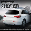 G-PLUS Lower Engine Splash Shield Under Cover Rear Section Compatible with Audi A4 Q5 2009-2016 8K1863822J, AU1228120