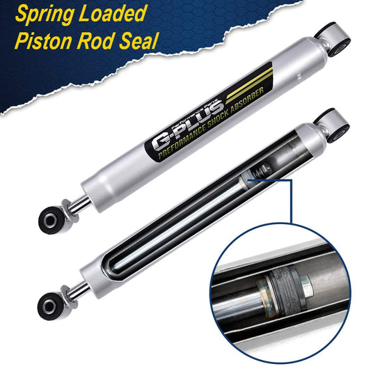 G-PLUS 2.5" Leveling Lift Kit W/ N3 Rear Shocks Struts Assemblies Kit Suspension Set Compatible With 2004-2008 F150 2WD 4WD (N3 Shocks Suspension Kit)