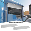 G-PLUS Chop Top Door Trim Stainless Steel 5" Drop Polished Fits Kenworth T600, T660, T800 & W900 Trucks/Fit Daylight & Non-Daylight Doors