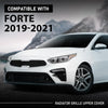 G-PLUS Radiator Grille Upper Cover, Compatible with Kia Forte 2019-2023, 86370M6000, 86370M7000