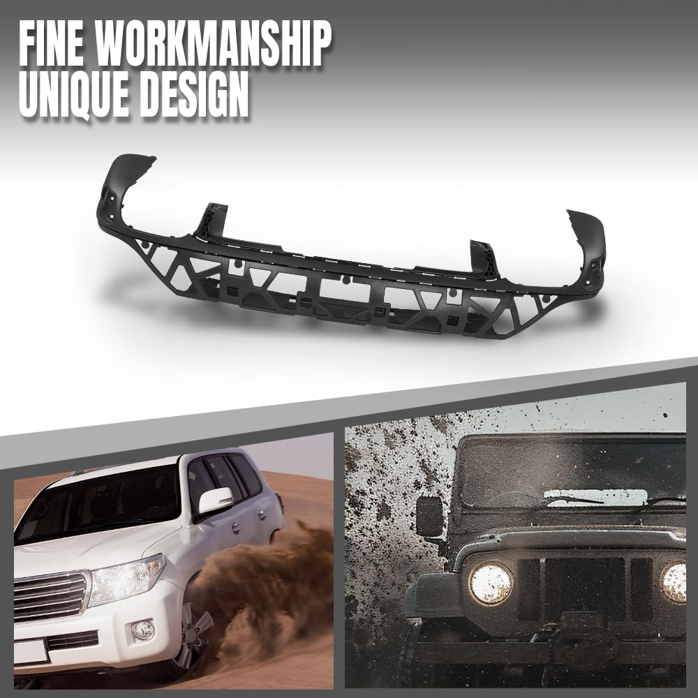 G-PLUS Rear Bumper Deflector Valance Apron Compatible with Porsche Cayenne 2011 2012 2013 2014 958505521009B9, 95850552100, PO1193102 Black