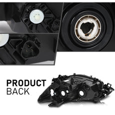 G-PLUS Headlight Assembly for Mazda CX-5 2013-2016 Clear Lens Chrome Housing Product Image