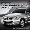 G-PLUS LED Pair Fog Lights DRL Daytime Running Lamps, Compatible with W204 X204 W216 W218 W221 W251 2008-2014, LH Driver & RH Right Side 2PCS, 2218201756, 2218201856