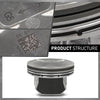 G-PLUS 0.50MM Engine Piston w/Rings Pin Kit Compatible with Kia Optima Sorento 2.4L 2011-2013,Fit Hyundai Sonata Kia 2.4L 2011-2019 23040-2G500