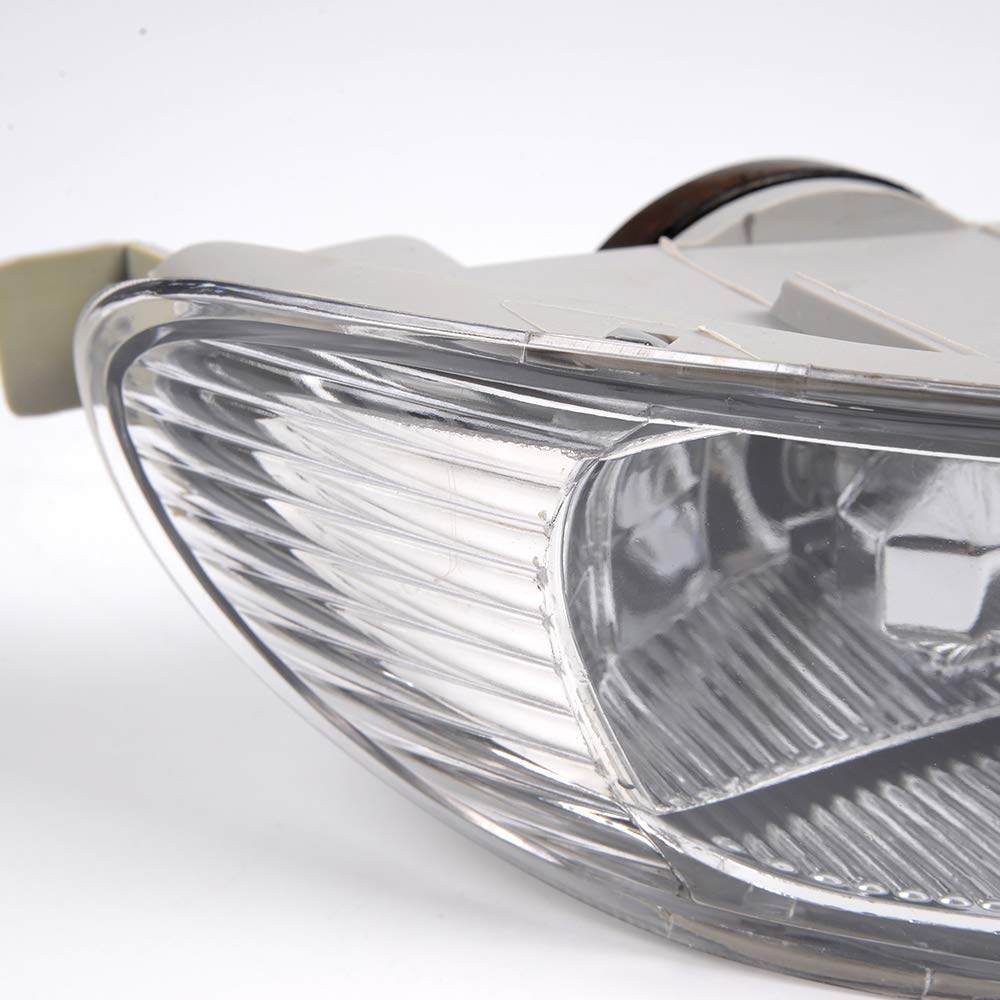 Fog Lights 9006 12V 55W Halogen Lamp Clear Lens With Bulbs For 2002-2004 Replacement For Toyota Camry / 2004-2008 Corolla / 2002-2003 Solara