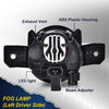 G-PLUS Fog Lights Assembly Compatible with 2019 2020 Nissan Altima 4-Door Sedan S SL SR SV Front Bumper Fog Lights w/Bulb Clear Lens LED Fog Lamps, Driver Side(Left)