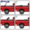 G-PLUS Soft Quad Fold Truck Bed Tonneau Cover Compatible with Ford F150 2004-2008 Long Bed 8' (96")