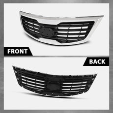 G-PLUS Bumper Grille for Kia Sportage 2011-2012 Chrome Trim Side View