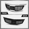 G-PLUS Front Bumper Grille with Chrome Molding Plastic Compatible with Kia Sportage 2011-2012 863503W000, KI1200147 Grill