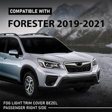 G-PLUS Fog Light Cover Bezel for Subaru Forester 2019-2021 Right Side Front View