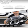 G-PLUS Headlight Lens Cover Compatible with BMW 5 Series E39 Facelift 2000-2003 Left & Right Pair Front Headlamp Lens Cover Clear