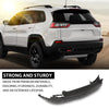 G-PLUS Rear Lower Bumper Cover Fascia Compatible with Jeep Cherokee 2019-2023, Fit Models with Advanced Park Assist System, 68407957AA, CH1100A49, Black
