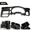 G-PLUS Dashboard Cover Single Din Compatible with Chevy Blazer S10/GMC Jimmy Sonoma 1998-2004 Dash Trim Bezel Cover (Black)