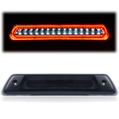 G-PLUS LED Third Brake Light, Compatible With Ford F150 F-150 2009-2014 High Mount Rear 3rd Cargo Tail Lamp Smoky Lens Black Housing