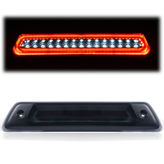 G-PLUS LED Third Brake Light, Compatible With Ford F150 F-150 2009-2014 High Mount Rear 3rd Cargo Tail Lamp Smoky Lens Black Housing