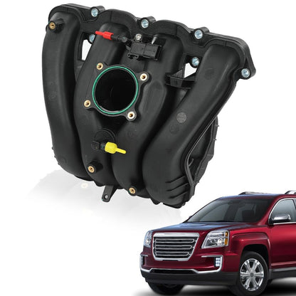 G-PLUS Intake Manifold w/Gasket Compatible with Chevy Equinox GMC Terrain 2010-2017/Fit Buick LaCrosse 2010-2016/ Fit Buick Regal Verano 2012-2017 L4 2.4L 12637620, 12651992, 12637193