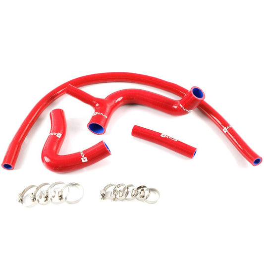 G-PLUS Silicone Radiator Coolant Pipe Hose Kit Clamps Compatible With AUSTIN ROVER MINI COOPER S 1275 GT-1989,Red