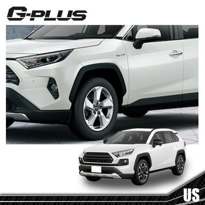 G-PLUS Fender Flares Compatible With 2019 2020 2021 Toyota Rav4, OE Style Front Wheel Black Fender Molding Trim 756010R090,7560142160(Front Left Driver Side)