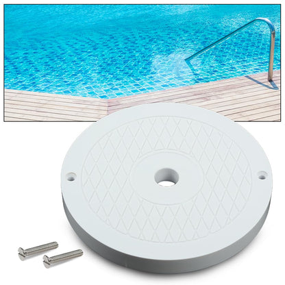 G-PLUS Pool Skimmer Deck Lid Cover, 8.5" Round Original Compatible with Hayward Swimming Pools SPX1084R, Fits Skimmer SP1082, SP1083, SP1084, SP1085, SP1086 Models